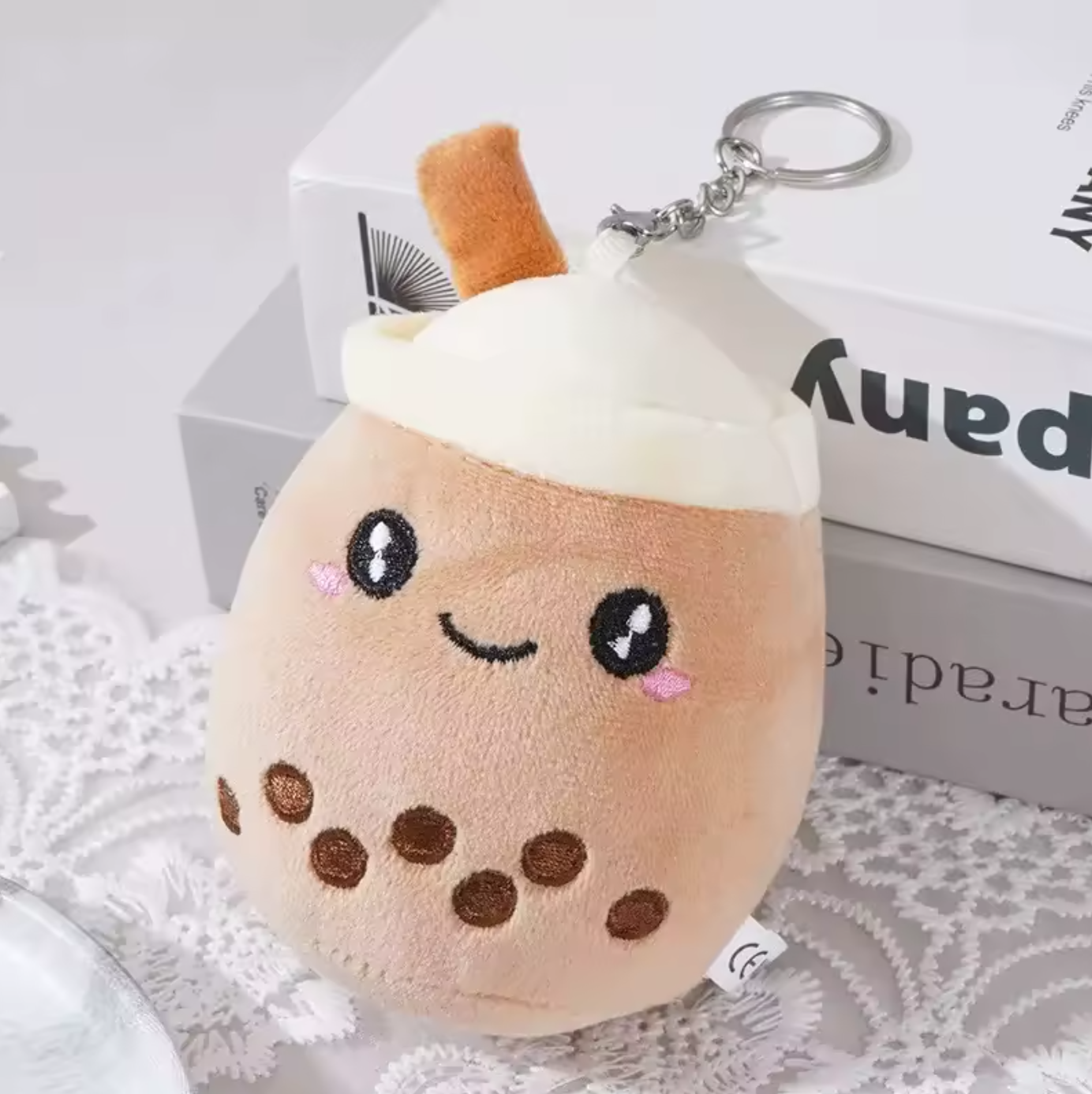 Milk Tea Boba Plush Cute Kawaii Soft Plush Toy Keychain