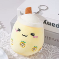 Milk Tea Boba Plush Cute Kawaii Soft Plush Toy Keychain