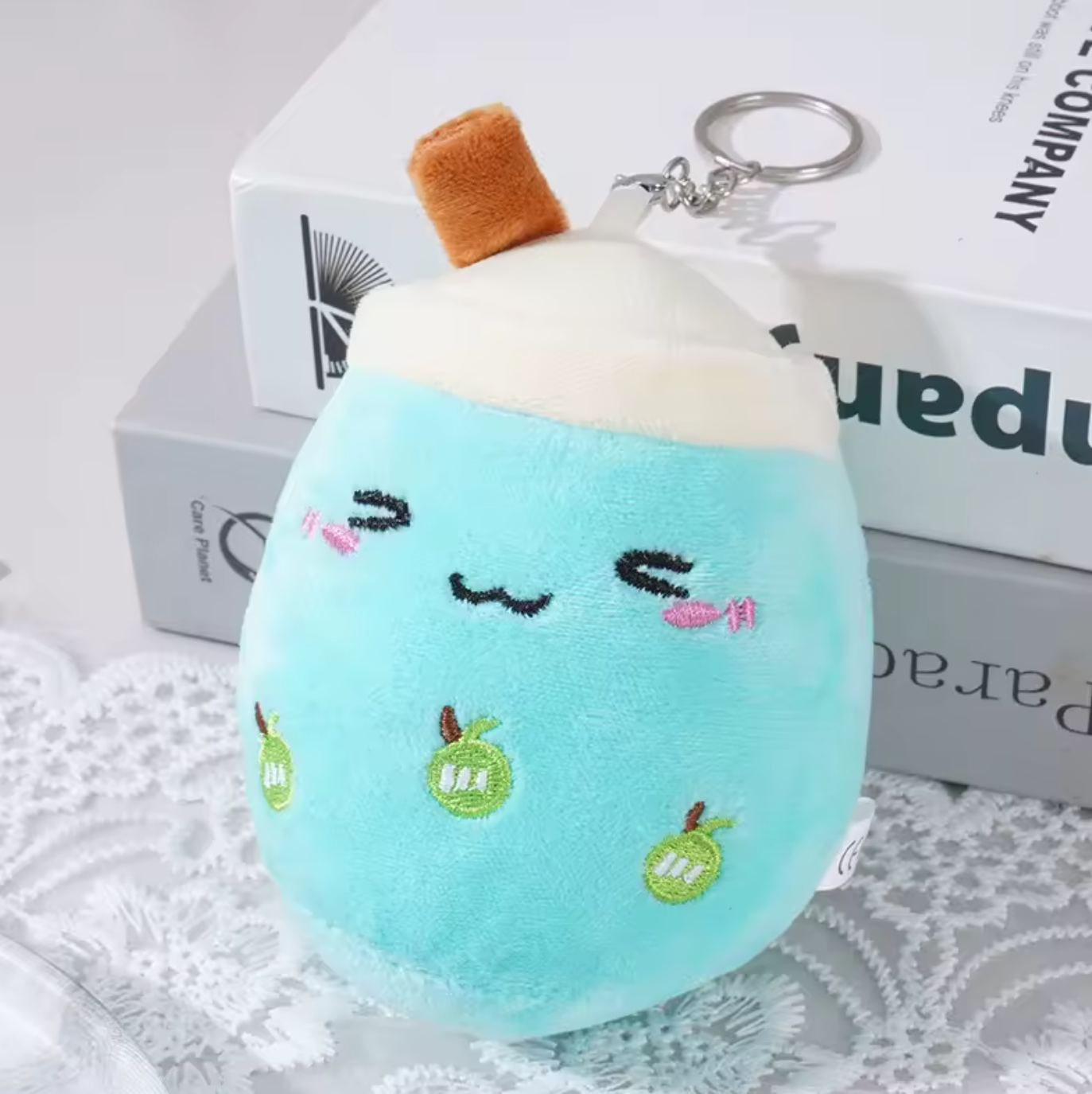 Milk Tea Boba Plush Cute Kawaii Soft Plush Toy Keychain