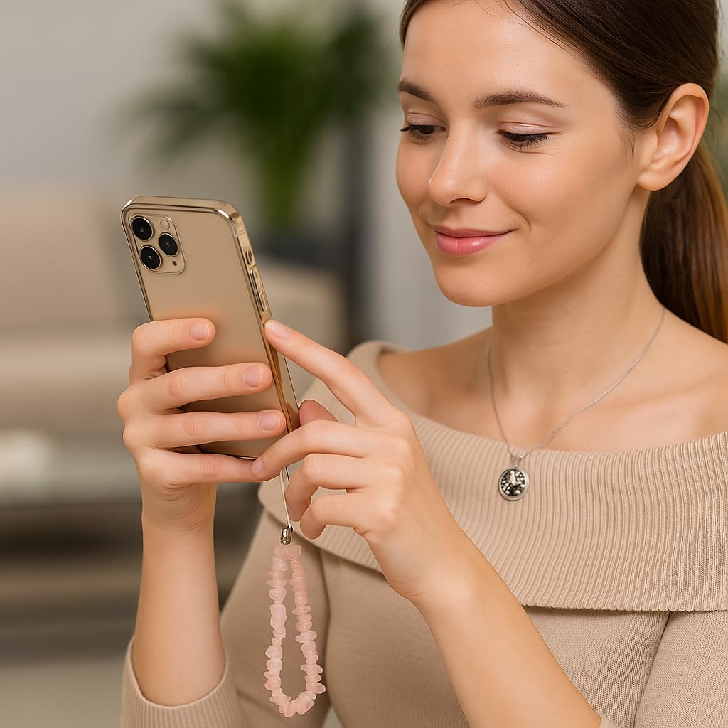 Cute Crystal Phone Charm Strap